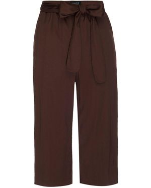 LAHIVE Laz Midi Palazzo Pant - Brown