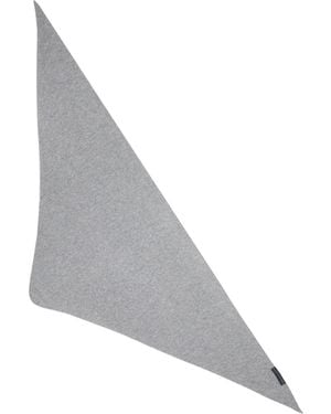 Helen Mcalinden Cashmere Marl Triangle Scarf - Grey