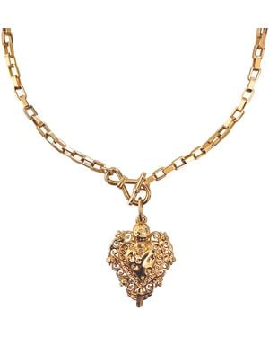 IN CAUDA VENENUM Gloria Necklace - Metallic