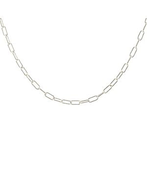 Kris Nations Thick Drawn Cable Chain Necklace - Metallic