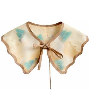 My Little Nature Detachable Collar Cape Printed Statement Collar - Multicolour
