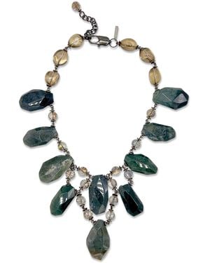 Jaredjamin Versailles Vixen Jasper Necklace - Green