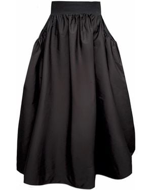 Frock Tales Alice Midi Skirt With Pockets - Black
