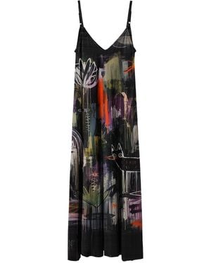 Aloha From Deer Night Prowler Maxi Dress - Black