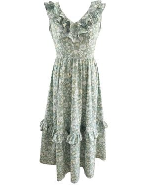The Well Worn The Viola Dress - Green