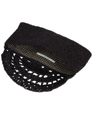 N'Onat Sunset Hand Crochet Clutch - Black
