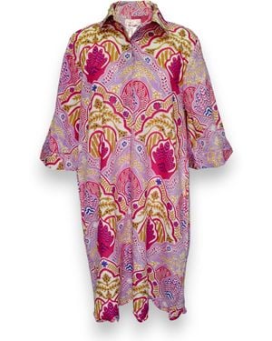 Mary Marshmallow Delray Dress Scalloped - Pink