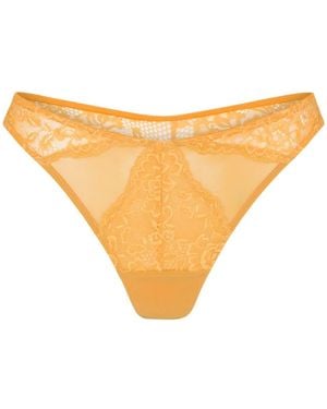 Empress Mimi Queen Bee Lace G-String - Orange