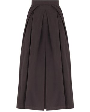 Herfetch Volume Skirt - Brown