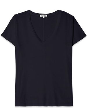 NOEND Supima Cotton V Neck Tee - Blue