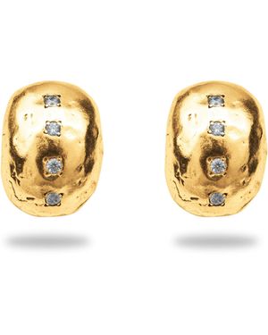 Collection 1304 Genesis Bronze Earrings - Metallic