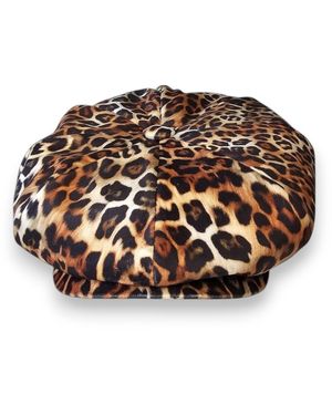 Mister Miller - Master Hatter Neutrals Leigh Francis X Mister Miller Oversized Bakerboy Cap - Brown