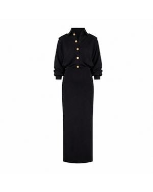 Rayan The Polo Dress - Black