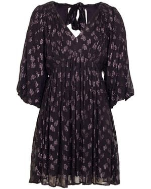 Rose & Nancy Willow Mini Dress - Blue