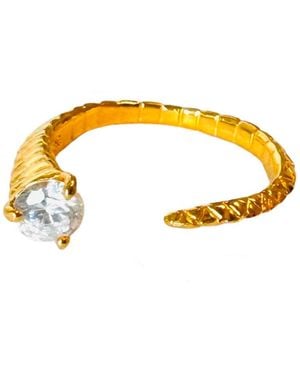 Aki Roc Jewelry Rise Ring - Yellow