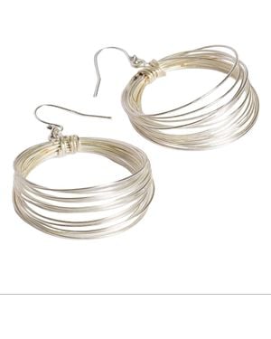 Florentis Jewellery Not Just Another Hoop Earring - White