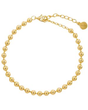 Nazzar Sphere Beaded Chain Bracelet - Metallic