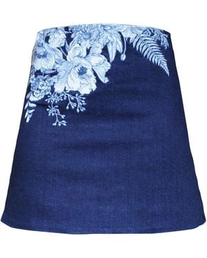 My Pair Of Jeans Fern Miniskirt - Blue