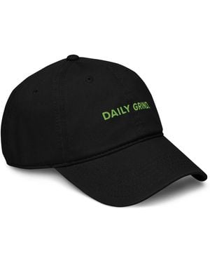 Anchor and Crew Gustatory Daily Grind. Cotton Embroidered Cap - Black