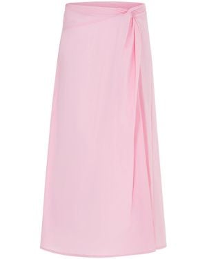 Herfetch Blush Midi Skirt - Pink