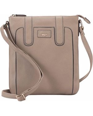 Paul Costelloe Marble Crossbody Bag - Natural