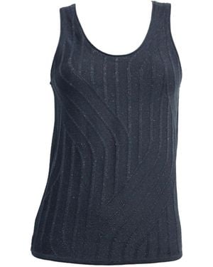 Maria Aristidou Bold Tank Top - Blue