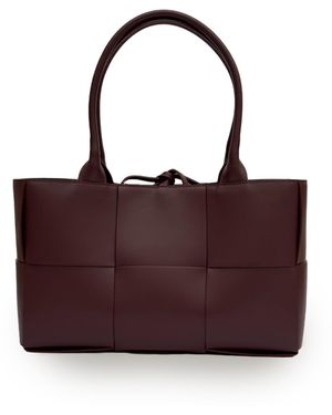 Apatchy London The Tori Port Leather Tote - Red