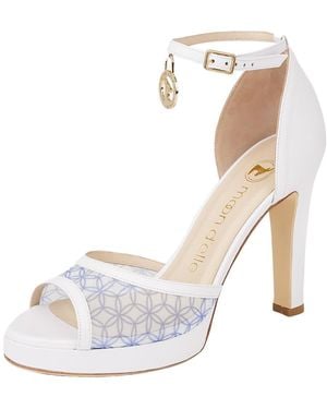 Moon D'elle The Nebbiolina Heels - White