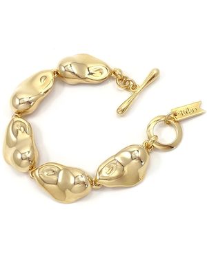 Biko Jewellery Molten Bracelet - Metallic