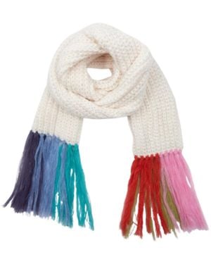 Saachi Tassel Knitted Scarf - Multicolour