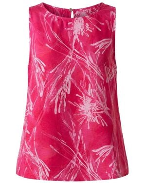 Oh!Zuza Rose Echo Viscose Top Wide Straps - Pink
