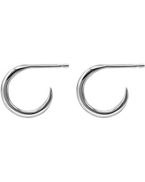 Tory Long Hallie Hoop Earrings - Metallic