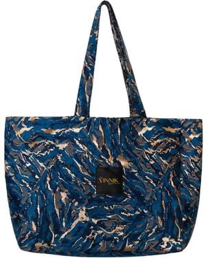 Byvinnik Flip Side Tote Bag Zampa - Blue