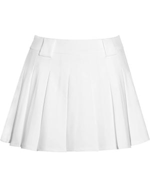 Miss Circle New York Oaklyn Pleated Mini Skort - White