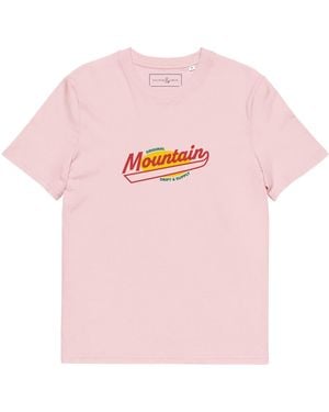 Anchor and Crew Cotton Original Mountain Supply Organic Cotton T-Shirt - Pink