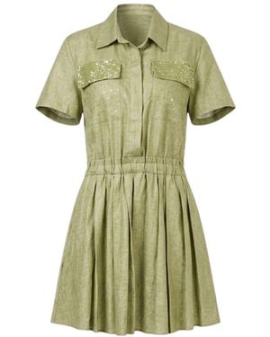 GLAM ON YOU Maven Dress Short - Green