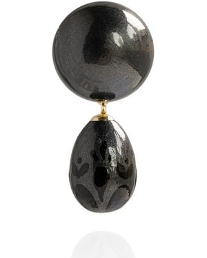 Saule Label Calista Brooch - Black