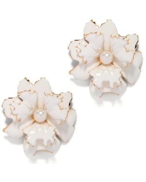 The Pink Reef Lace Earring - Natural