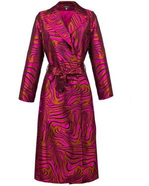 Andreeva Raspberry Marilyn Coat - Red