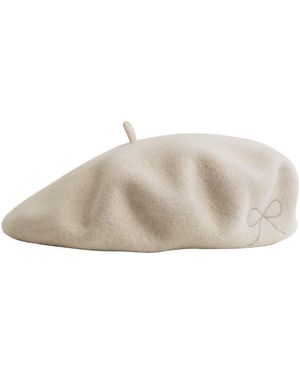 Lost Pattern Bon Chic Wool Beret - Natural