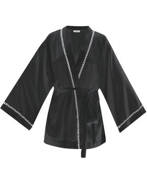 Avenue 8 Kimono Top - Black