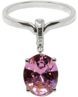 NASI SILVER Crystalis Dancer Dangling Ring- Spinel - Multicolour