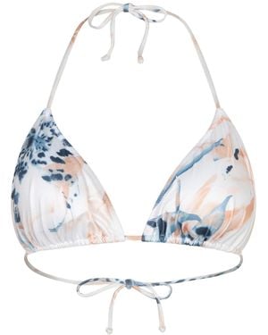 Chic by Lirette Triangle Bikini Top Contadora - White