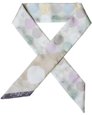 Ana Maison Korean Moon Jar Twilly Scarf - Grey