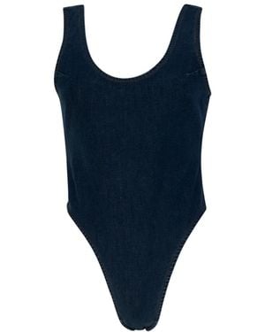 Circular Path Amanda Tank Swimsuit - Blue