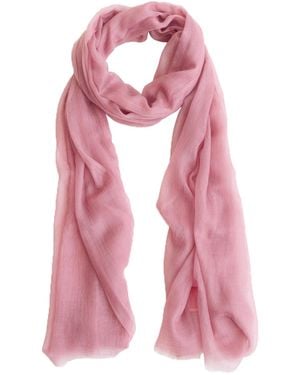 Lost Pattern Featherlight Oversize Cashmere Scarf - Pink