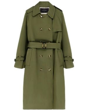 Coulange M67 Khaki Trench Coat - Green