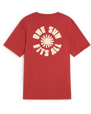 Thinking Mu One Sun Zach T-Shirt - Red