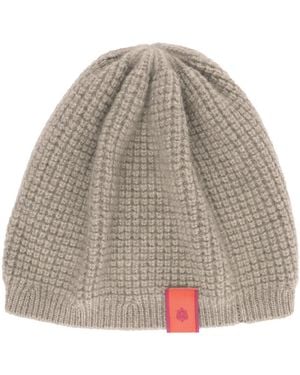 Pink Maharani Neutrals Knitted Winter Beanie – Natural - Grey