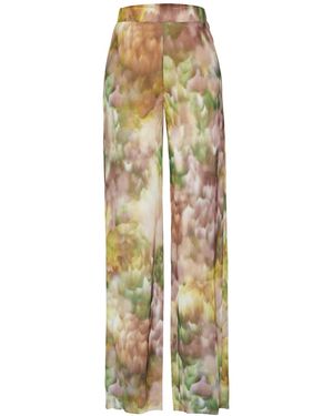 By Felizia Maeva Printed Wide-Leg Pants - Metallic